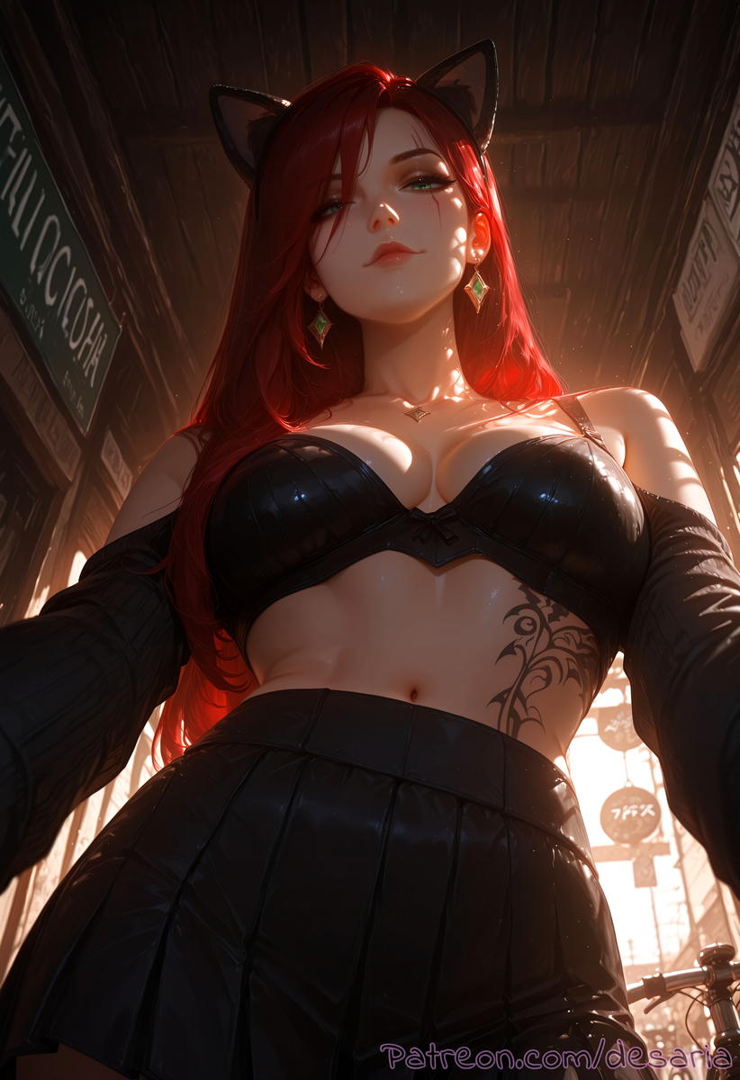 Katarina from League Of Legends-pixiv插画-作品交流服务