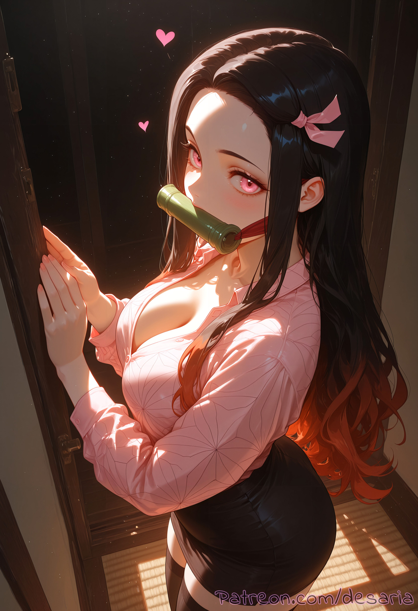 Nezuko Kamado from Demon Slayer-pixiv插画-作品交流服务