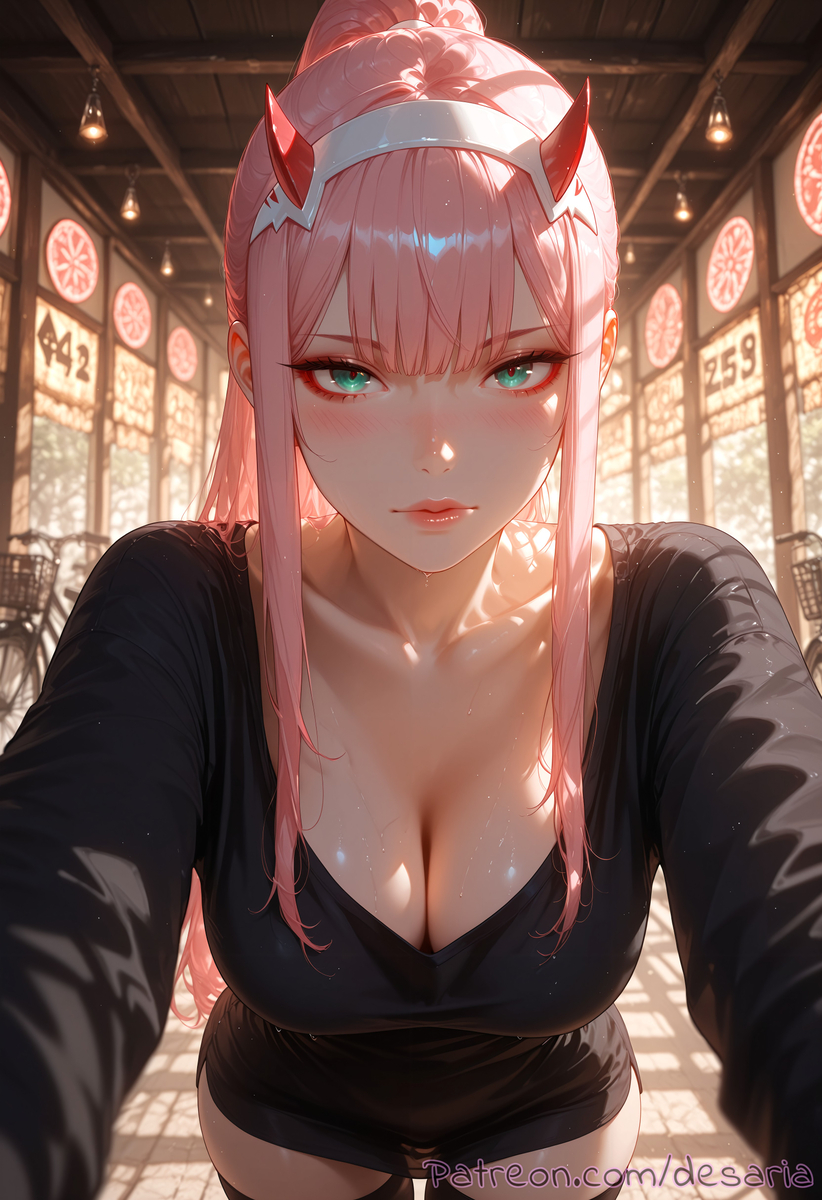 Zero Two from Darling In The Fra-pixiv插画-作品交流服务