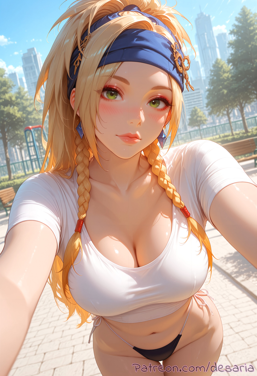 Rikku from Final Fantasy-pixiv插画-作品交流服务