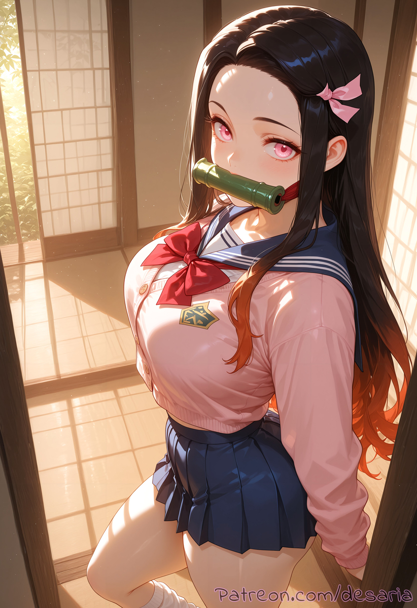 Nezuko Kamado from Demon Slayer-pixiv插画-作品交流服务