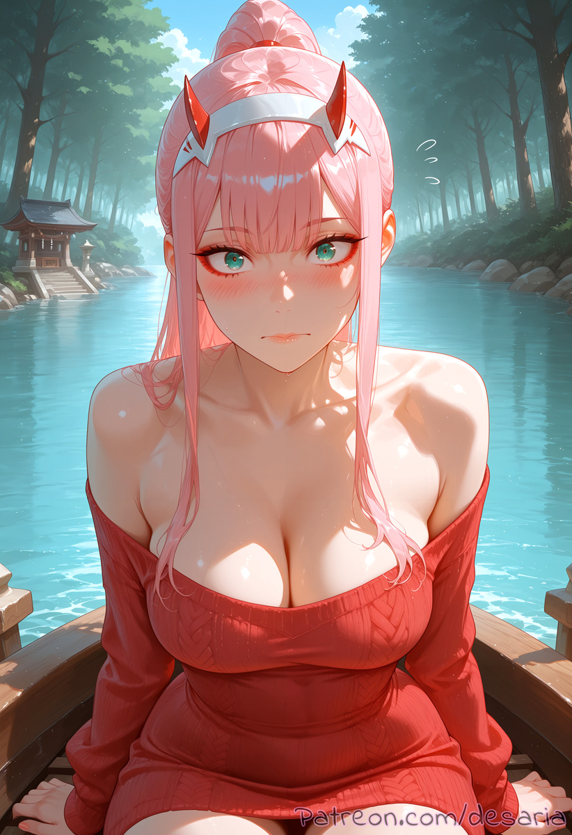 Zero Two from Darling In The Fra-pixiv插画-作品交流服务